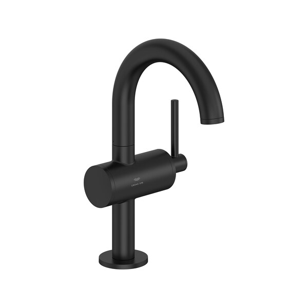 Single Hole Single-Handle M-Size Bathroom Faucet 1.2 Gpm, Black